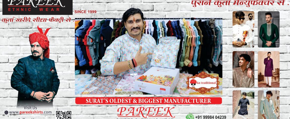 pareek shirts and ethnic wear